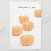 ハロウィーンのカボチャ飴 便箋 (正面/裏面)