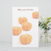 ハロウィーンのカボチャ飴 便箋 (スタンド正面)