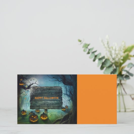 ハロウィーンのカボチャ (スタンド正面)