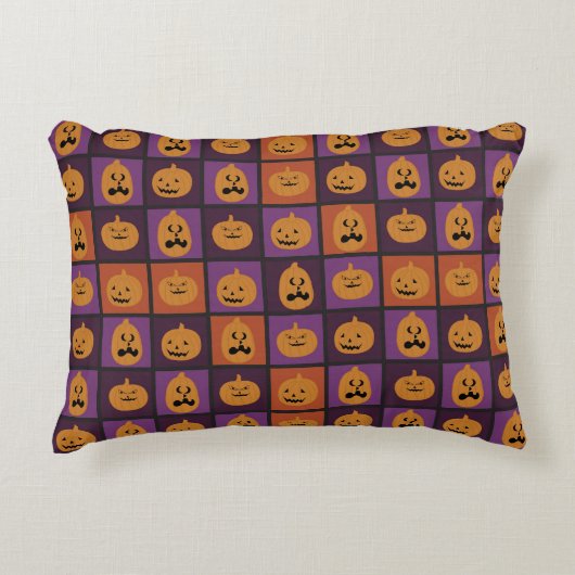 ハロウィーンのカボチャ アクセントクッション (正面)