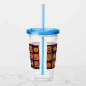 ハロウィーンのカボチャ アクリルタンブラー (右)