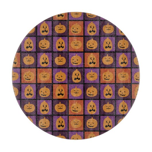 ハロウィーンのカボチャ カッティングボード (正面)