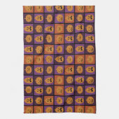 ハロウィーンのカボチャ キッチンタオル (縦)