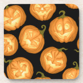 ハロウィーンのカボチャ コースター (正面)
