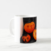 ハロウィーンのカボチャ コーヒーマグカップ (正面左)