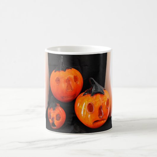 ハロウィーンのカボチャ コーヒーマグカップ (中央)
