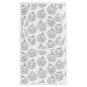 ハロウィーンのカボチャ スモールペーパーバッグ (裏面)