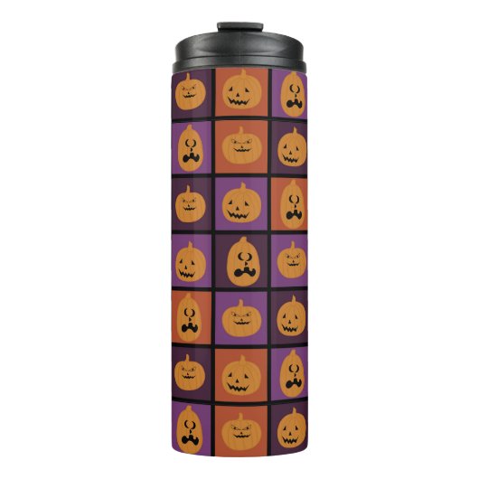 ハロウィーンのカボチャ タンブラー (正面)