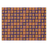 ハロウィーンのカボチャ テーブルクロス (正面(横))