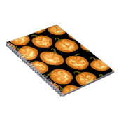 ハロウィーンのカボチャ ノートブック (右側)