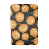 ハロウィーンのカボチャ バスマット (正面縦)