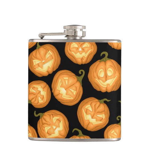 ハロウィーンのカボチャ フラスク (正面)