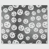 ハロウィーンのカボチャ ラッピングペーパー (フラット)