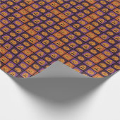 ハロウィーンのカボチャ ラッピングペーパー (角)