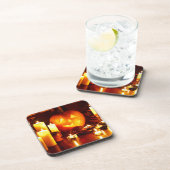 ハロウィーンのカボチャ・ランタン コースター (右側)