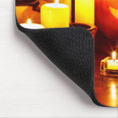 ハロウィーンのカボチャ・ランタン マウスパッド (コーナー)