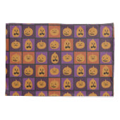 ハロウィーンのカボチャ 枕カバー (裏面)