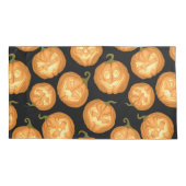 ハロウィーンのカボチャ 枕カバー (裏面-左)