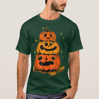 ハロウィーンのカボチャ – Pumpkin-Tower Graphic for Kid Tシャツ