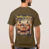 ハロウィーンのカボチャTシャツ Tシャツ (裏面)
