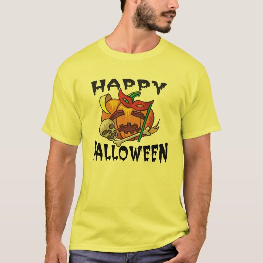 ハロウィーンのカボチャTシャツ Tシャツ (正面)