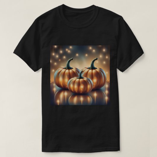 ハロウィーンのカボチャTシャツ Tシャツ (デザイン正面)