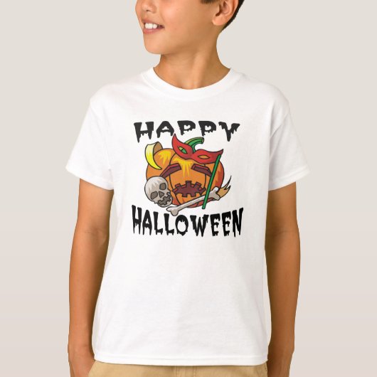ハロウィーンのカボチャTシャツ Tシャツ (正面)