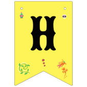 ハロウィーンのカラフル衣装パーティー・デ・ロス・ミュートス バンティングフラッグ (第2の旗)