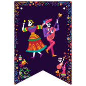 ハロウィーンのカラフル衣装パーティー・デ・ロス・ミュートス バンティングフラッグ (第1の旗)