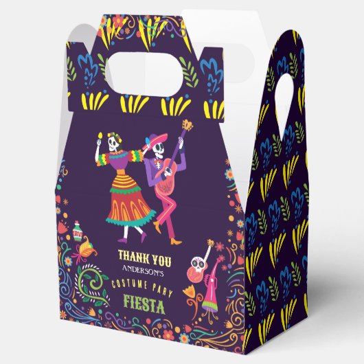 ハロウィーンのカラフル衣装パーティー・デ・ロス・ミュートス フェイバーボックス (オープン)