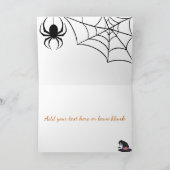 ハロウィーンのグリーティングカードの近くに カード (内部)