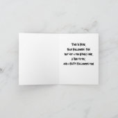 ハロウィーンのグリーティングカードをトリックまたは扱う カード (内部)