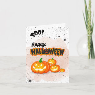 ハロウィーンのグリーティングカード – かわいいコレ不気味クション カード