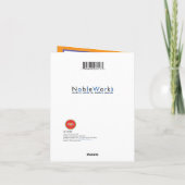 ハロウィーンのグリーティングカード – Witch Kids Meets カード (裏面)