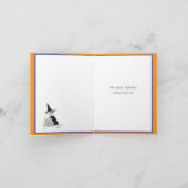 ハロウィーンのグリーティングカード – Witch Kids Meets カード (内部)