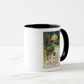 ハロウィーンのグリーティングキャベツ擬人化 マグカップ (正面右)