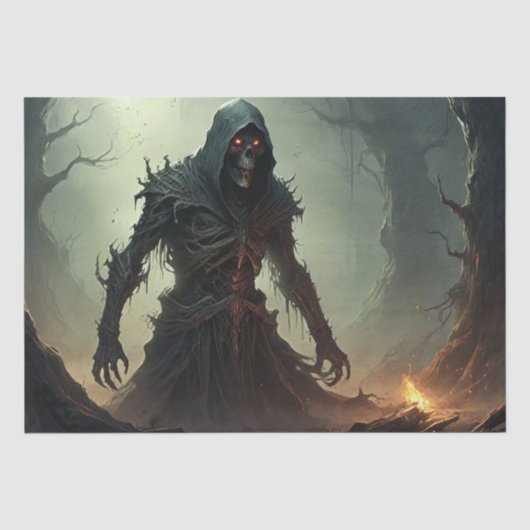 ハロウィーンのグール 薄葉紙 (正面)