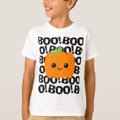 ハロウィーンのコスチュームかぼちゃは、"Boo-Healy"子供 Tシャツ (正面)