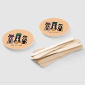 ハロウィーンのコスチュームで犬をトリックまたは治療する ハンドファン (組立なし)