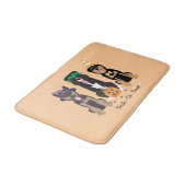 ハロウィーンのコスチュームで犬をトリックまたは治療する バスマット (アングル)