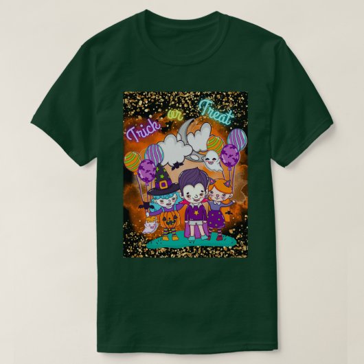 ハロウィーンのコスチュームパーティー2 Tシャツ (デザイン正面)