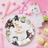 ハロウィーンのコスチュームパーティー ペーパープレート (パーティー)