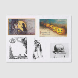 ハロウィーンのコレクションの分離 薄葉紙