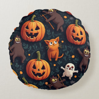 ハロウィーンのコンセプトクッション ラウンドクッション