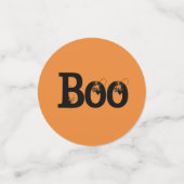 ハロウィーンのコンフェッティ 幽霊と黒猫 コンフェッティ (スモール正面)