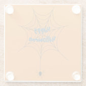 ハロウィーンのコースター ガラスコースター (裏面)