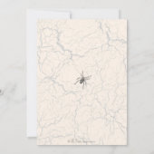 ハロウィーンのゴシックパーティーの招待状 招待状 (裏面)