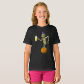ハロウィーンのゴーストの乾杯 メリー Tシャツ (正面フル)