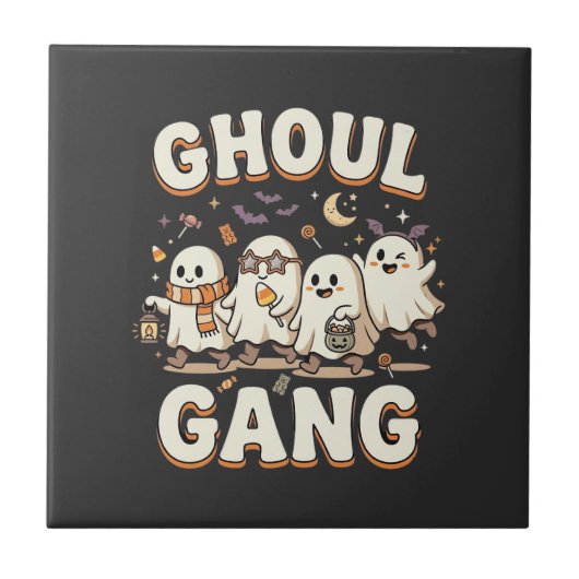 ハロウィーンのゴーストギャング タイル (正面)