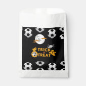 ハロウィーンのサッカーボール幽霊スパイダートリックトリート フェイバーバッグ (正面)